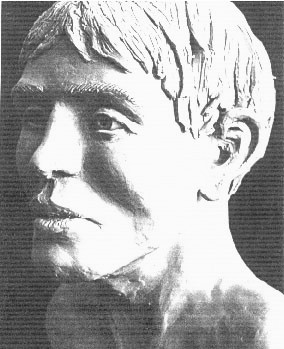 Rekonstruktion des Gesichtes des Norbert von Xanten, nach seinem Totenschädel.