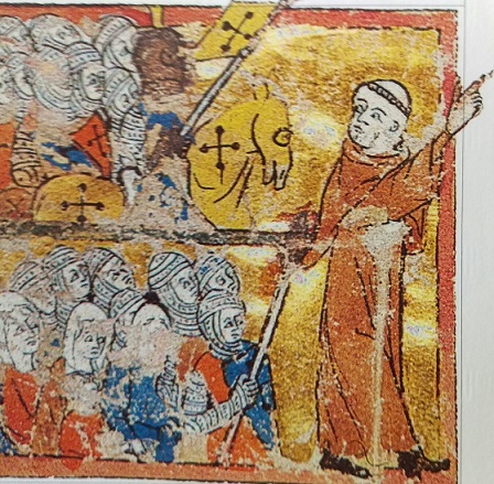 Peter der Einsiedler zieht mit den Kreuzfahrern ins Heilige Land.